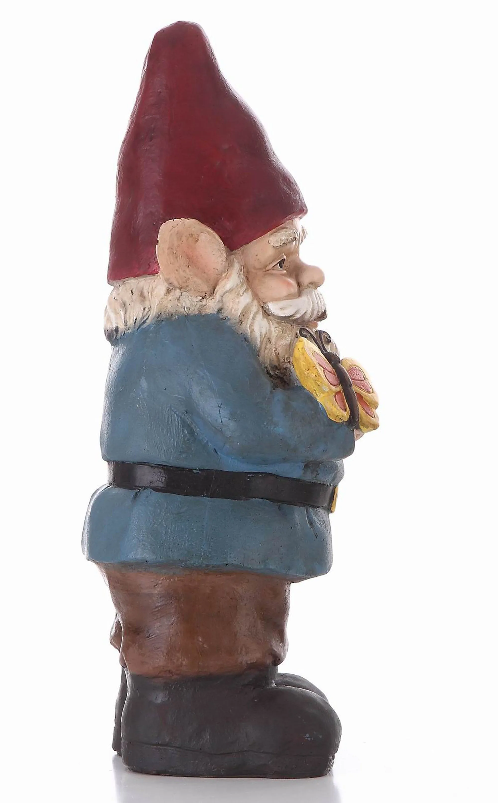 Gnome Flying a butterfly