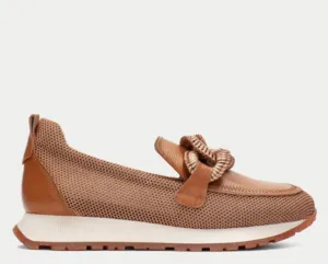 Hispanitas tan leather moccasins