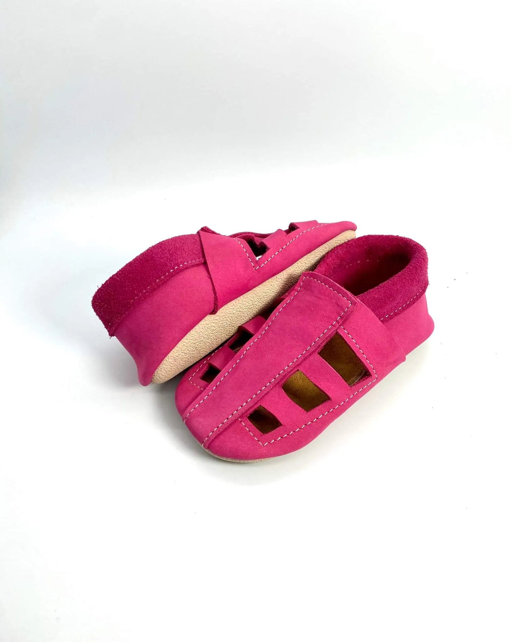 Hot Pink Nubuck Sandal Loafer