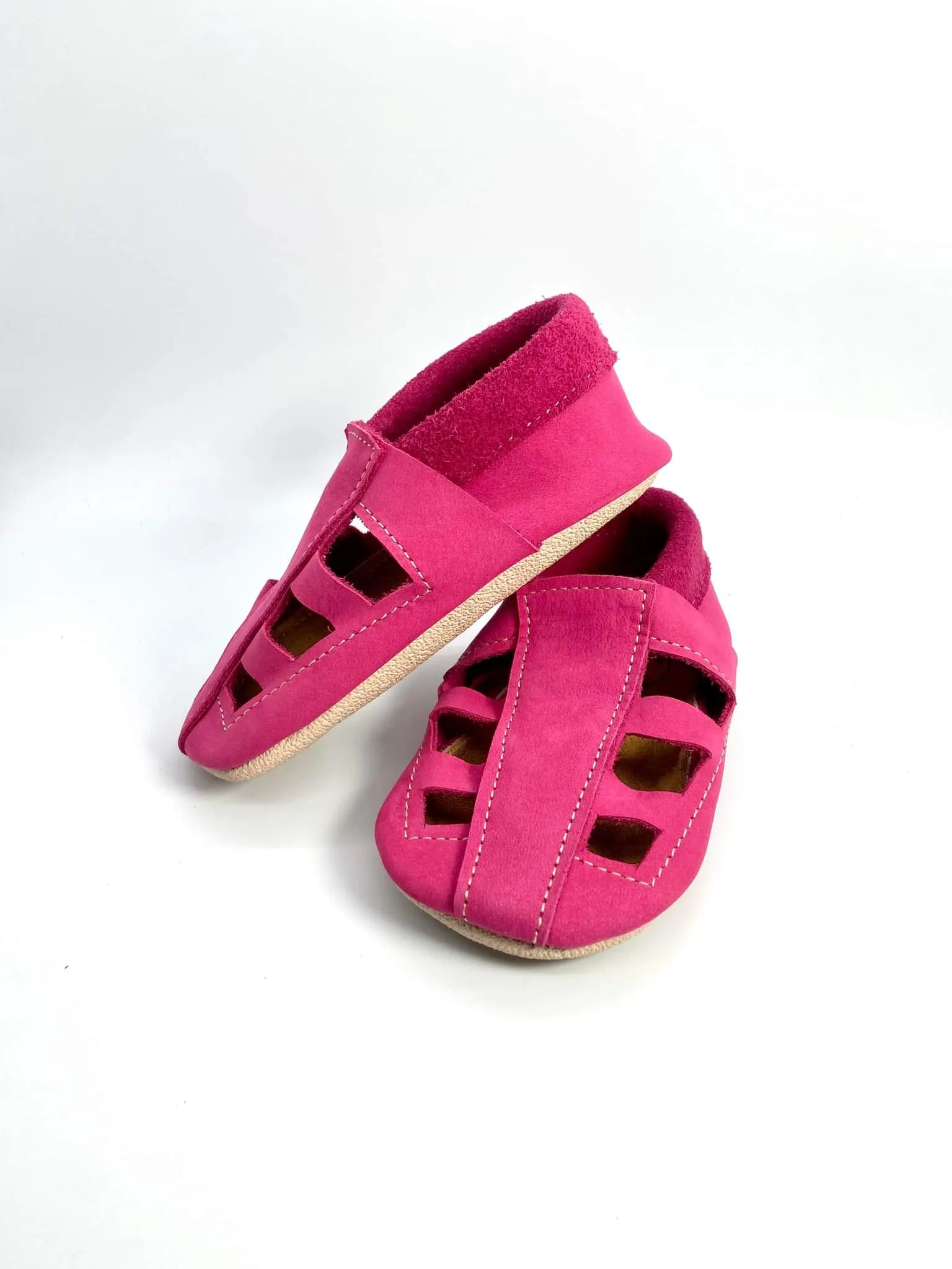 Hot Pink Nubuck Sandal Loafer