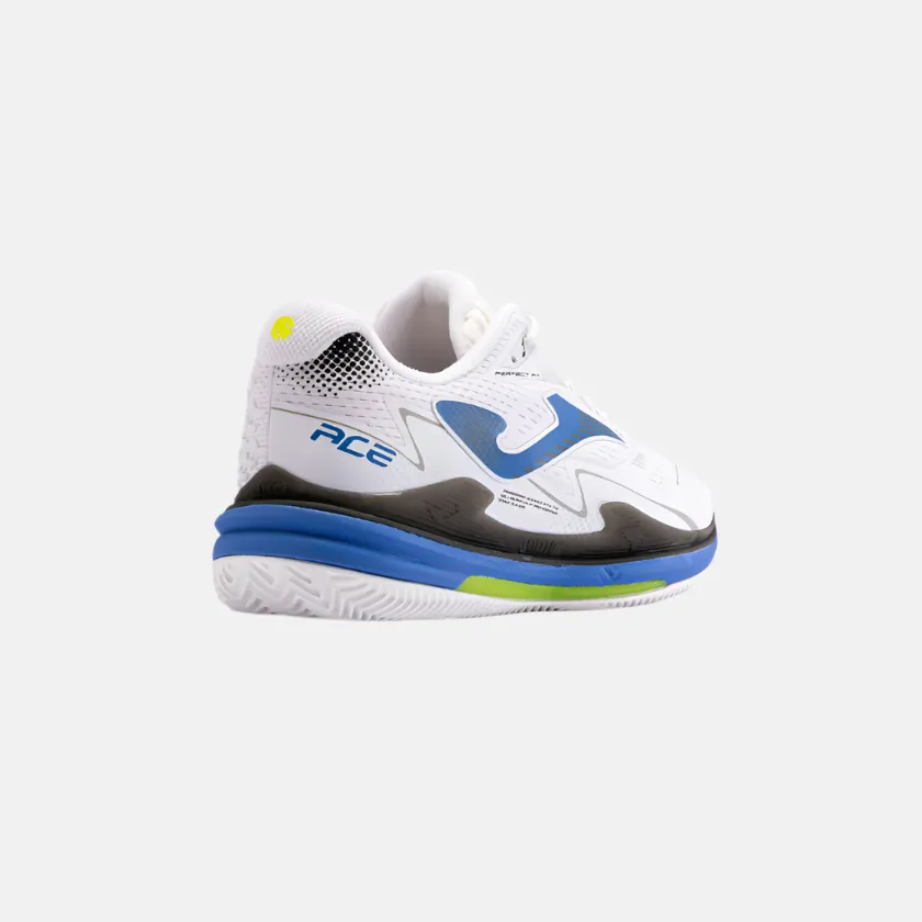 Joma Ace Men 24 Hard Court Shoes – White/Blue