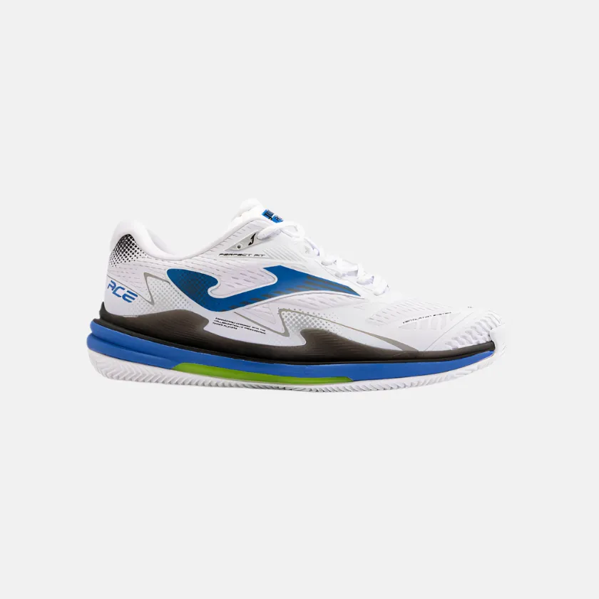 Joma Ace Men 24 Hard Court Shoes – White/Blue