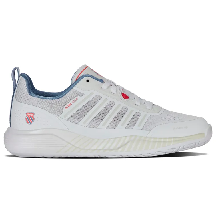 K-Swiss Ultra Court White, Faded Denim, and Dubarry Women's Tennis Shoes