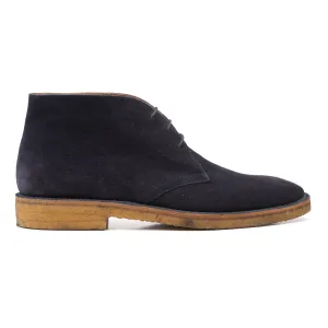 KITON Blue Suede Leather 3 Eyelet Ankle Chukka Boots Shoes NEW with Box 10.5