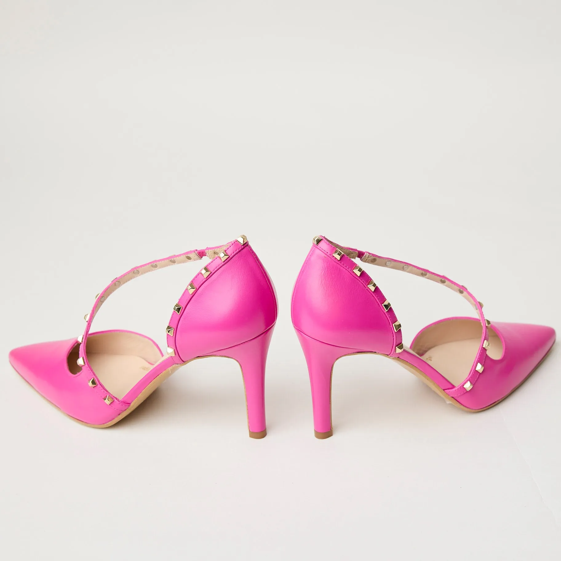 Lodi Cyclamen Leather Court Shoes
