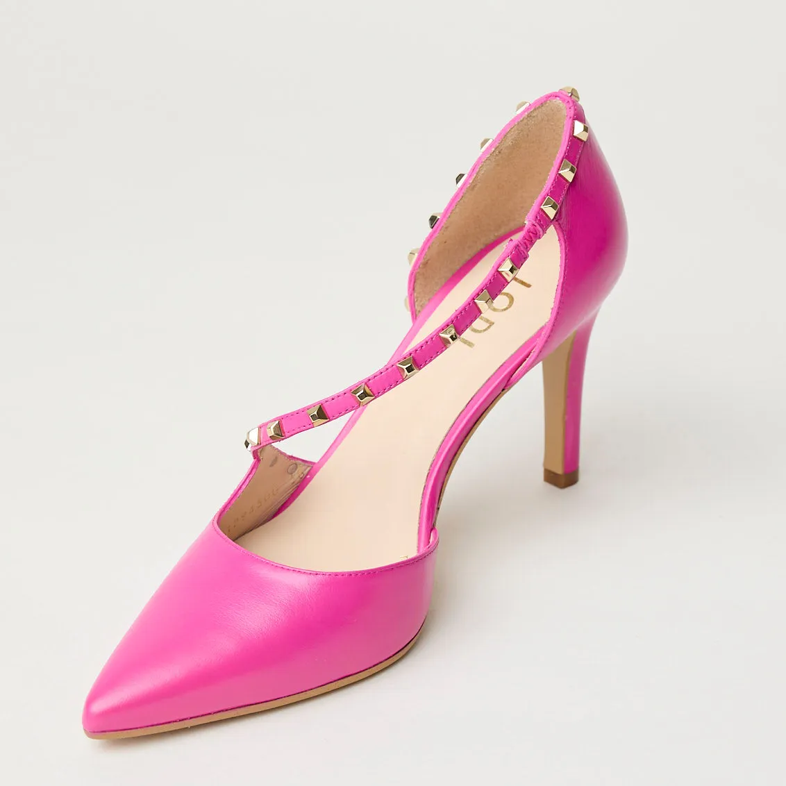 Lodi Cyclamen Leather Court Shoes