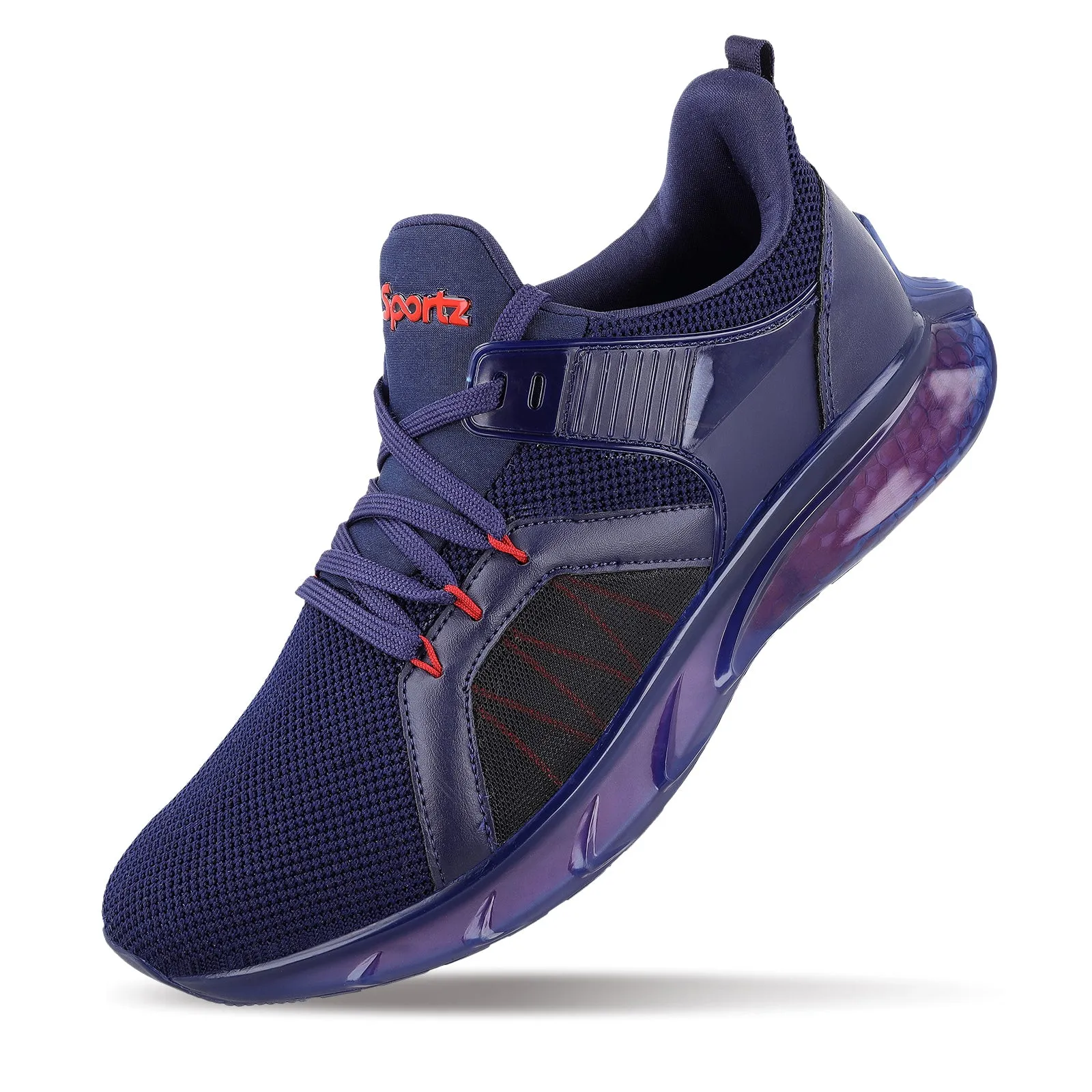 Men's Lace-up Sports Shoe - WS9138 Navy Blue