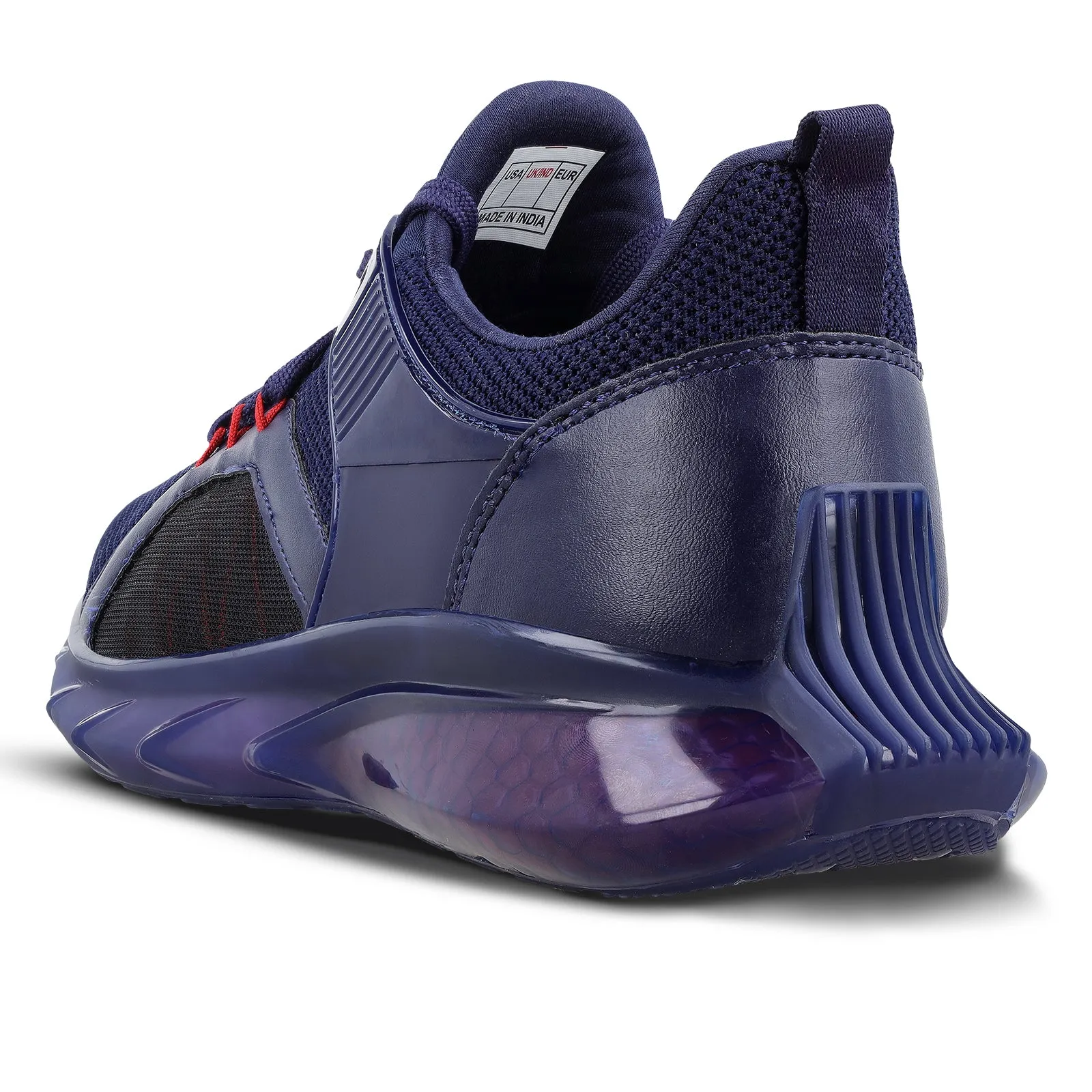 Men's Lace-up Sports Shoe - WS9138 Navy Blue