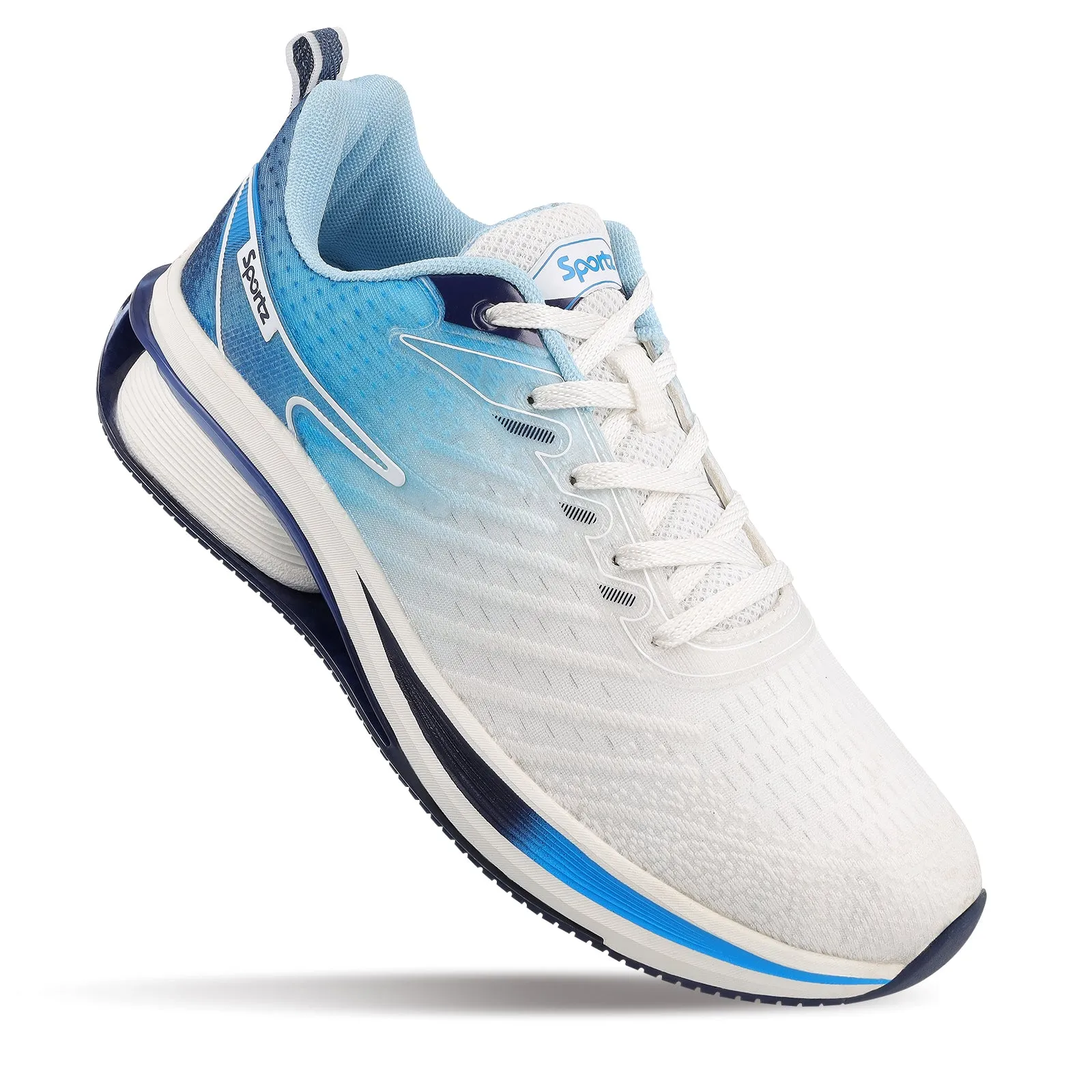 Men's Lace-up Sports Shoe - WS9151 Blue White