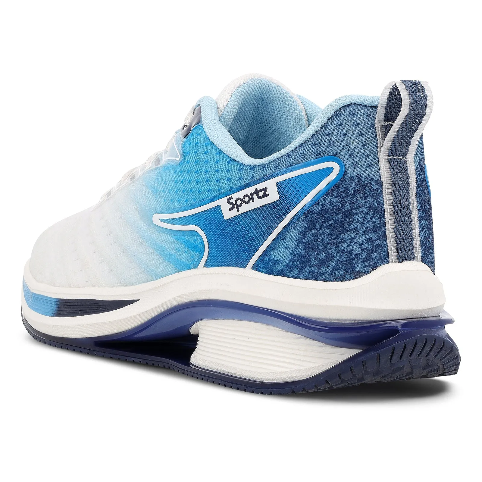 Men's Lace-up Sports Shoe - WS9151 Blue White