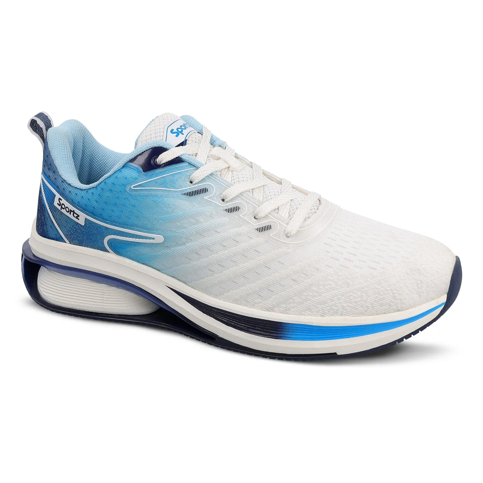 Men's Lace-up Sports Shoe - WS9151 Blue White