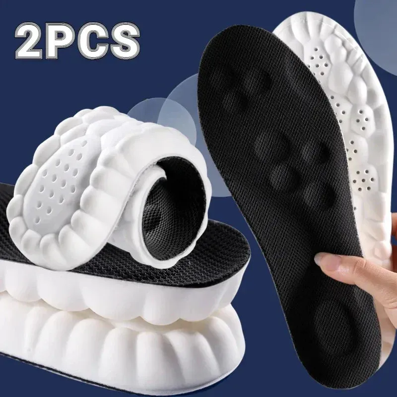 New 4D Massage Insoles Super Soft Sports Shoes Insole