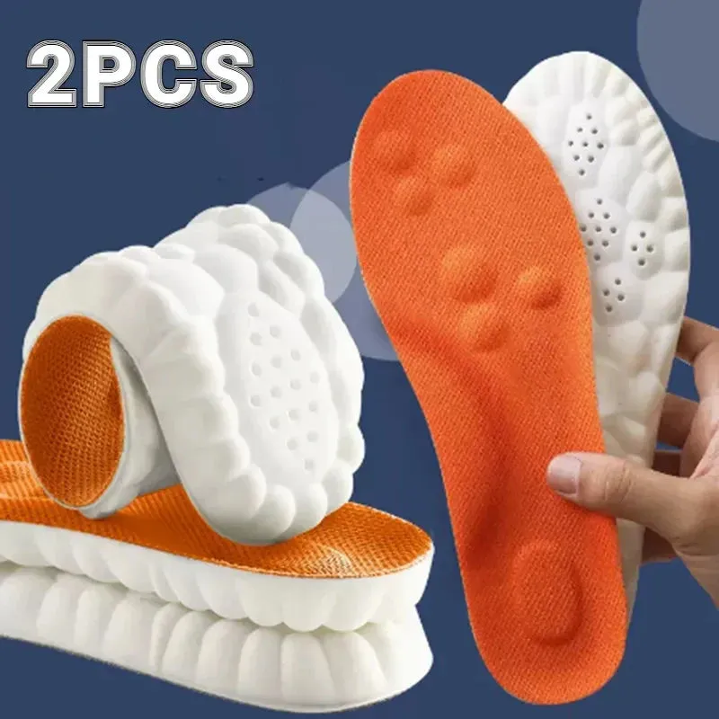 New 4D Massage Insoles Super Soft Sports Shoes Insole