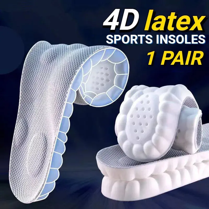 New 4D Massage Insoles Super Soft Sports Shoes Insole