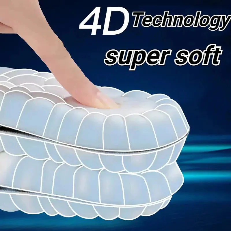 New 4D Massage Insoles Super Soft Sports Shoes Insole