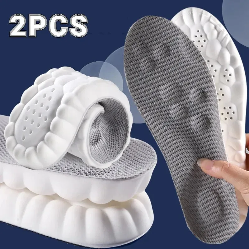 New 4D Massage Insoles Super Soft Sports Shoes Insole