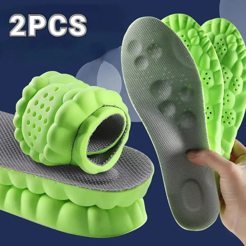 New 4D Massage Insoles Super Soft Sports Shoes Insole