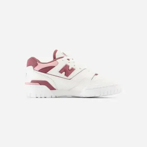 New Balance 550 Washed Burgundy WMNS
