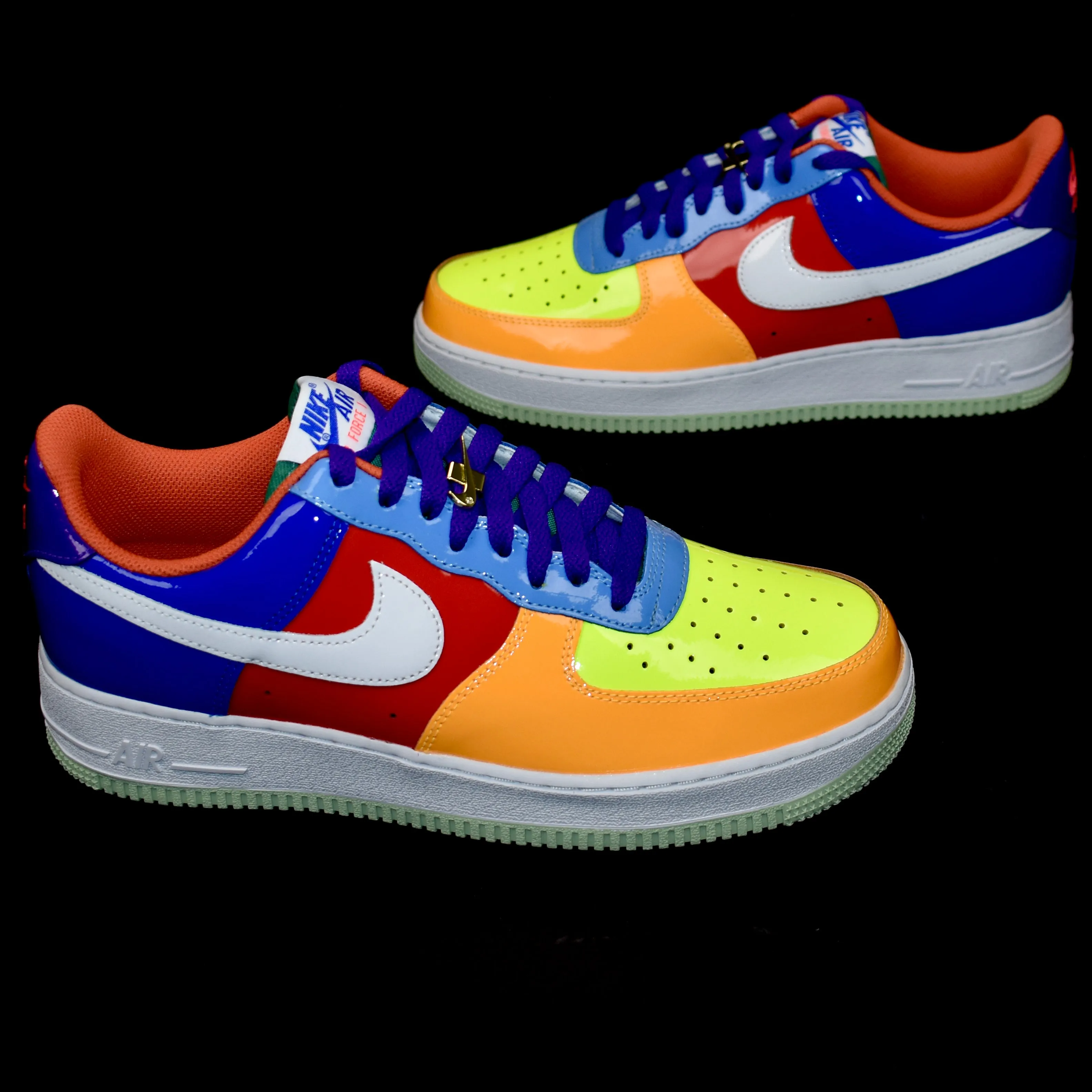 Nike - Air Force 1 By You Patent Leather 'Multicolor'