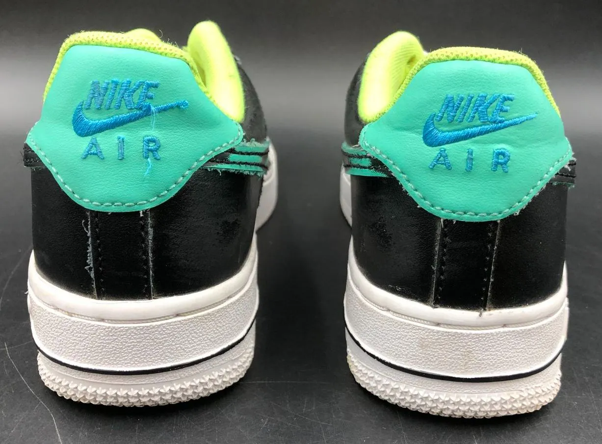 Nike Air Force 1 LV8 GS 'Graffiti' White/Black/Multicolor Sneakers - 4Y ( COA)