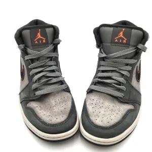 Nike Air Jordan 1 Men's Mid 'Night Stadium' Sneakers-Size: 8 ( COA)