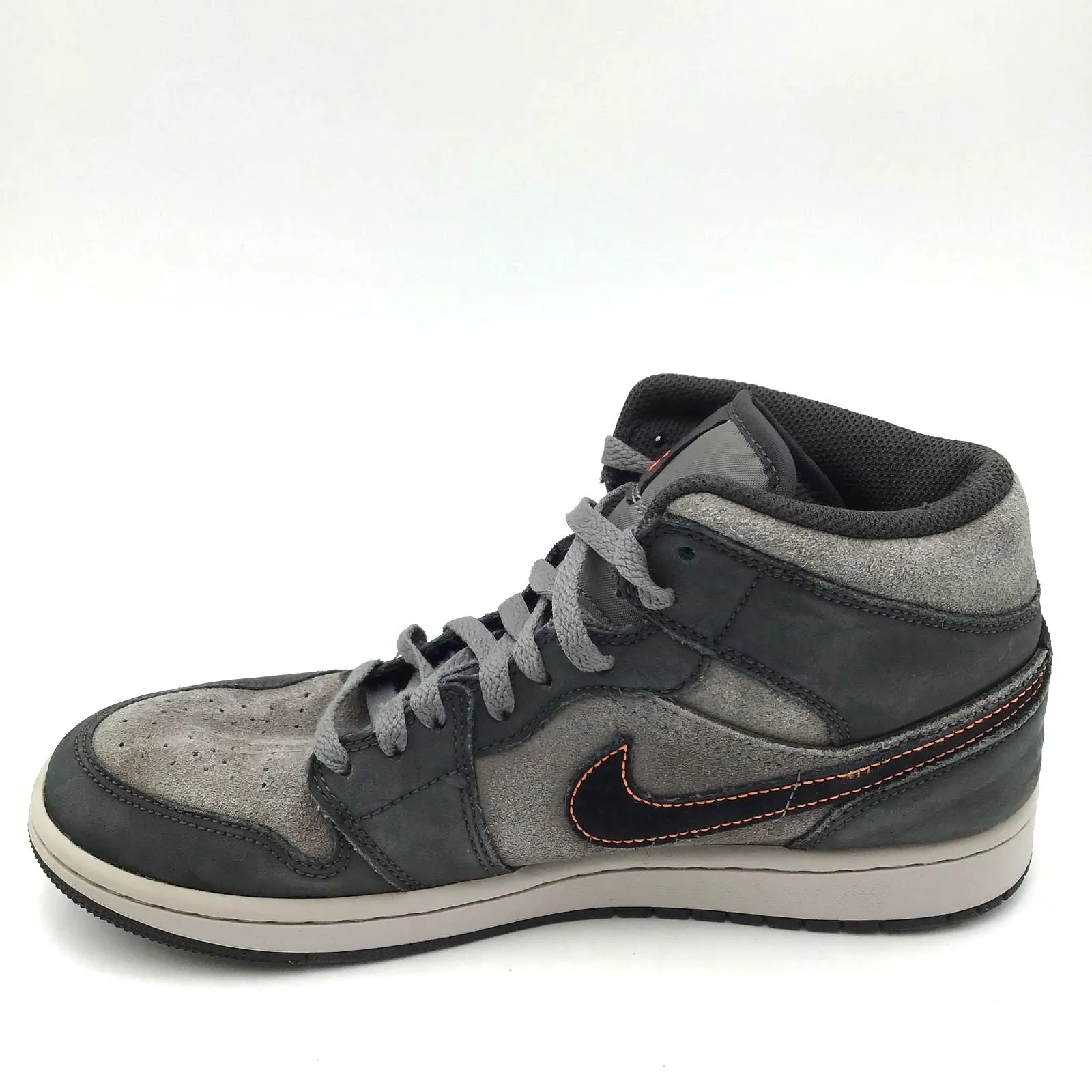 Nike Air Jordan 1 Men's Mid 'Night Stadium' Sneakers-Size: 8 ( COA)