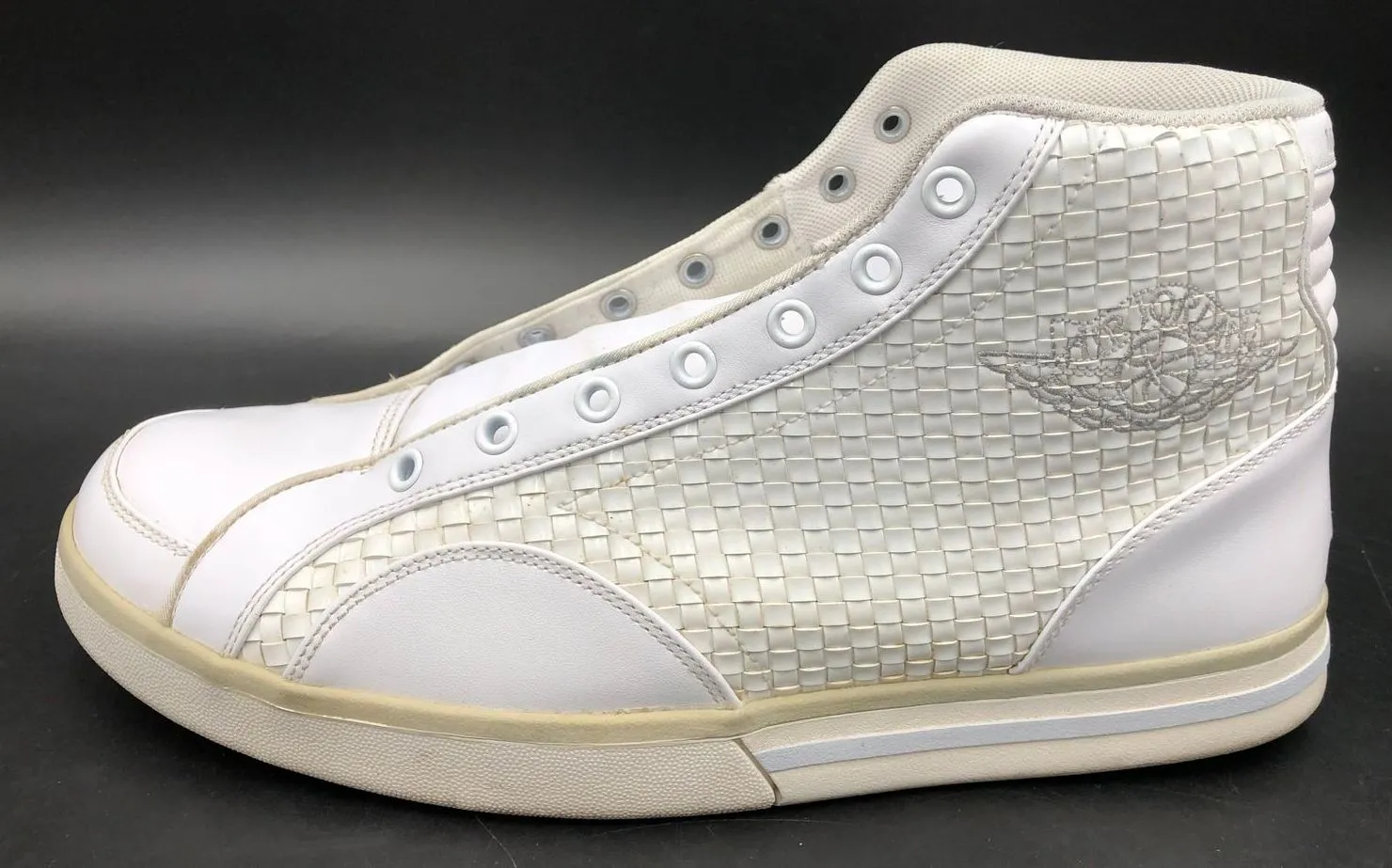 Nike Air Jordan 'Phly Legend Premier' 2009 Men's White Sneakers - Size 12 ( COA)