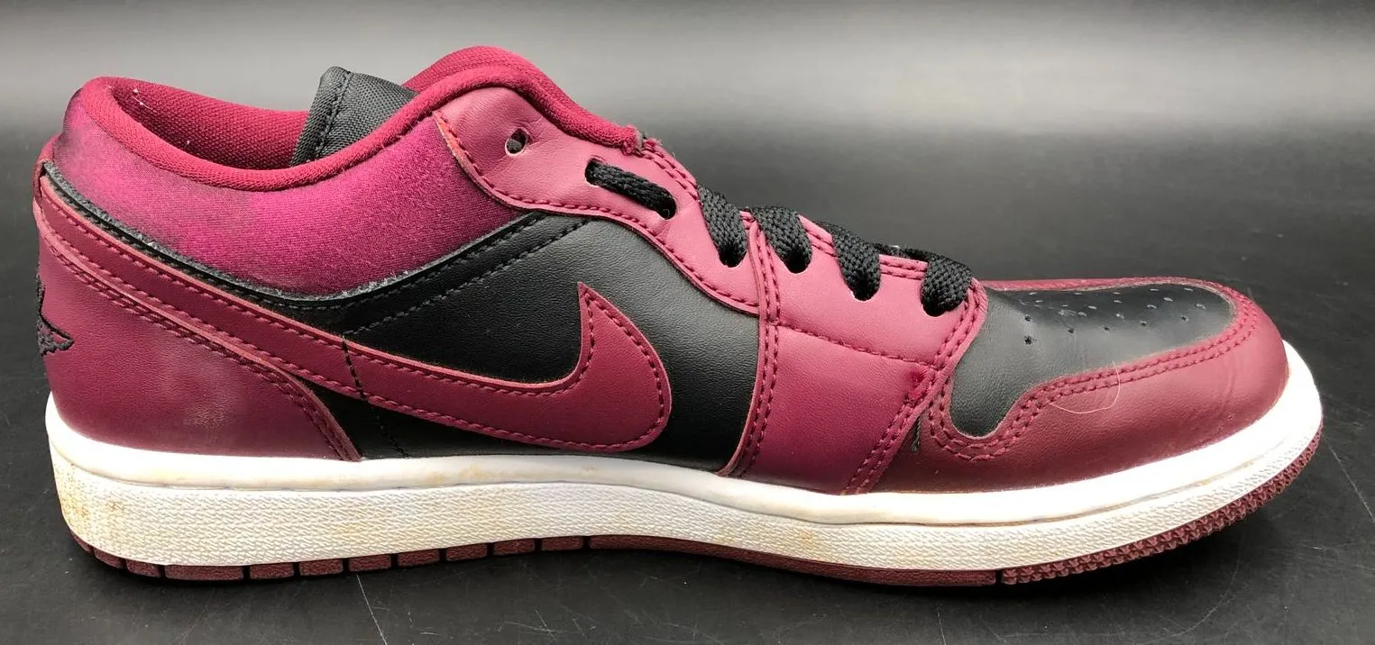 Nike Jordan 1 Low SE 'Dark Beetroot' Women's Purple/Black Sneakers - 8.5 ( COA)