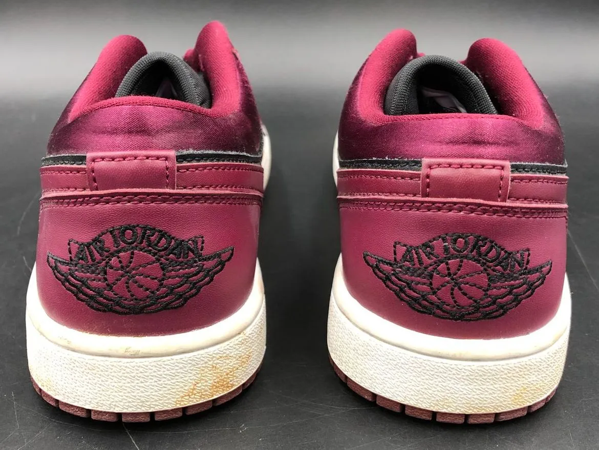 Nike Jordan 1 Low SE 'Dark Beetroot' Women's Purple/Black Sneakers - 8.5 ( COA)