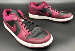 Nike Jordan 1 Low SE 'Dark Beetroot' Women's Purple/Black Sneakers - 8.5 ( COA)