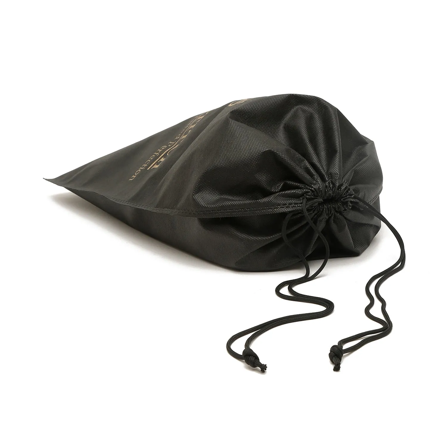 Non Woven Shoe Bag Pack Of  24 Black & Beige Plain - See Thru