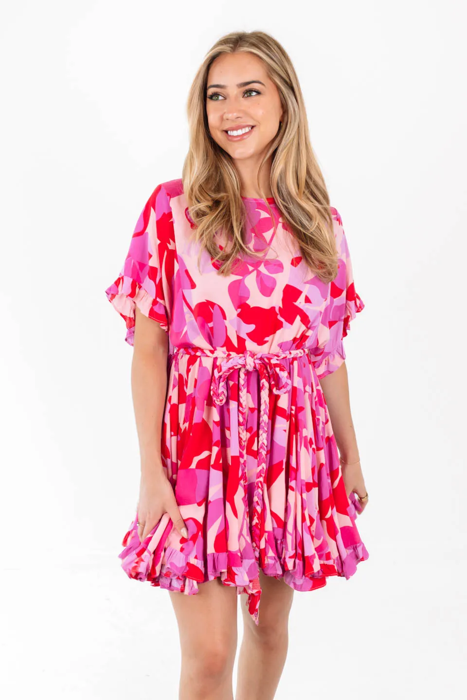 On The Low Dress - Pink