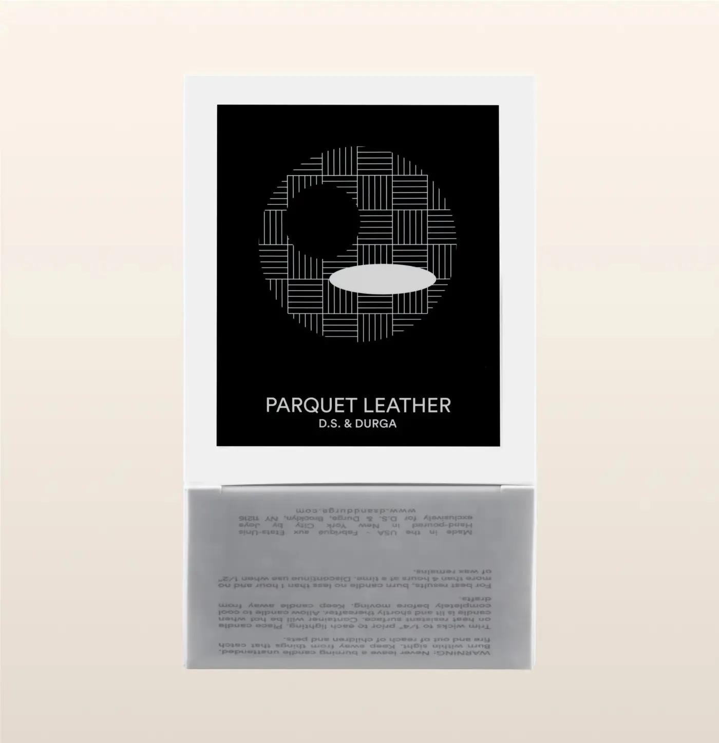 Parquet Leather Candle