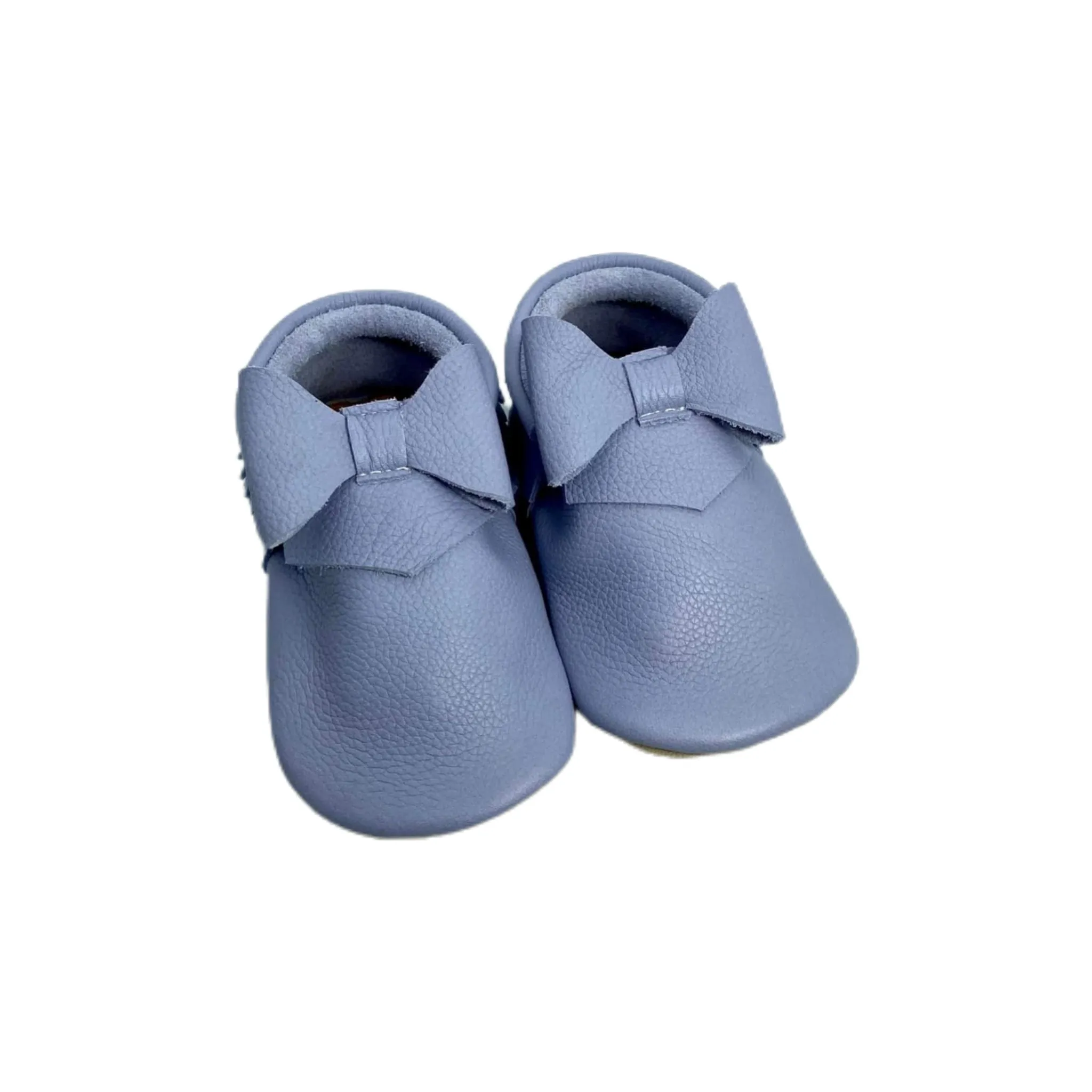 Periwinkle Bow Mocc