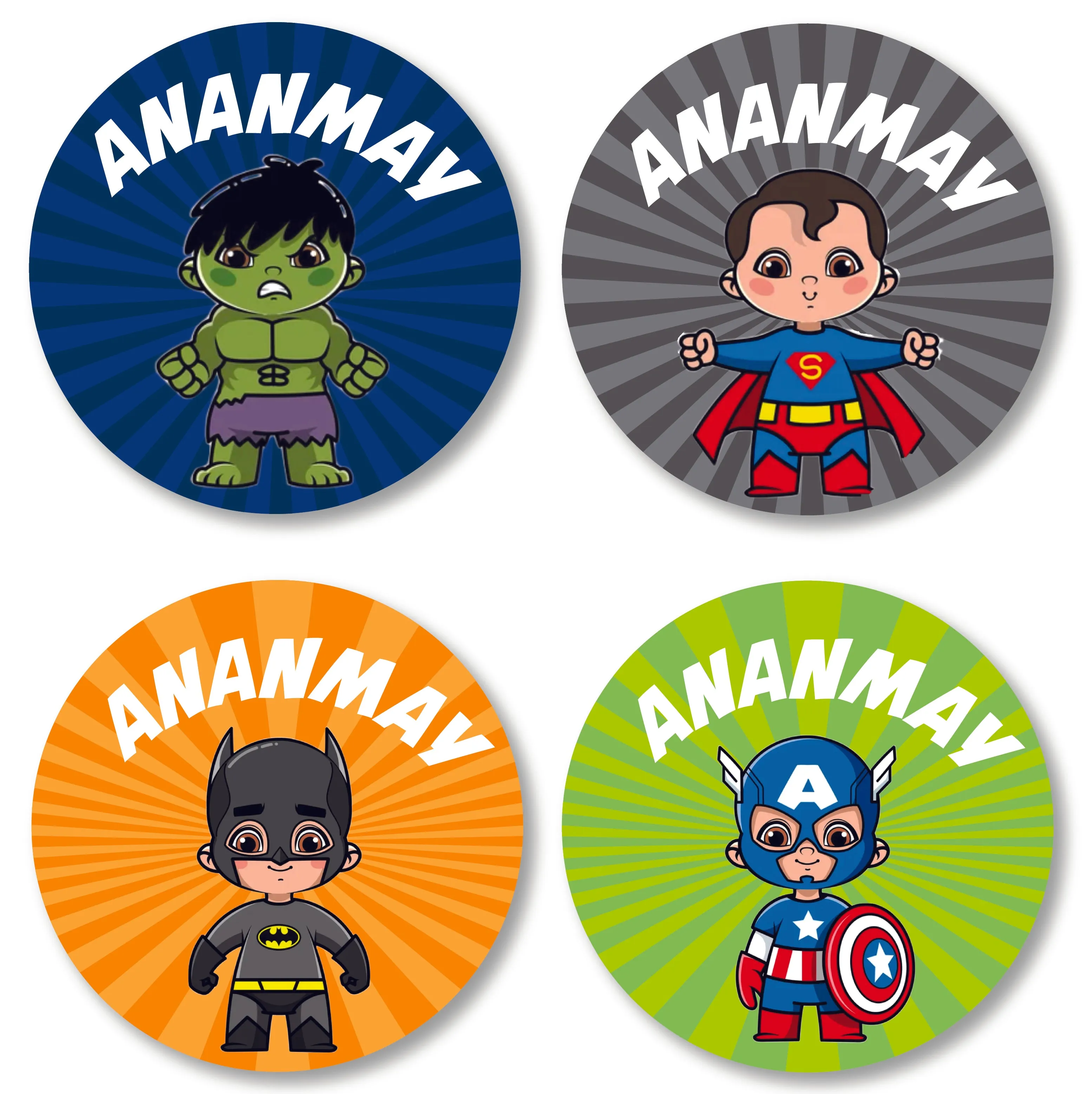 Pesonalized Round Label