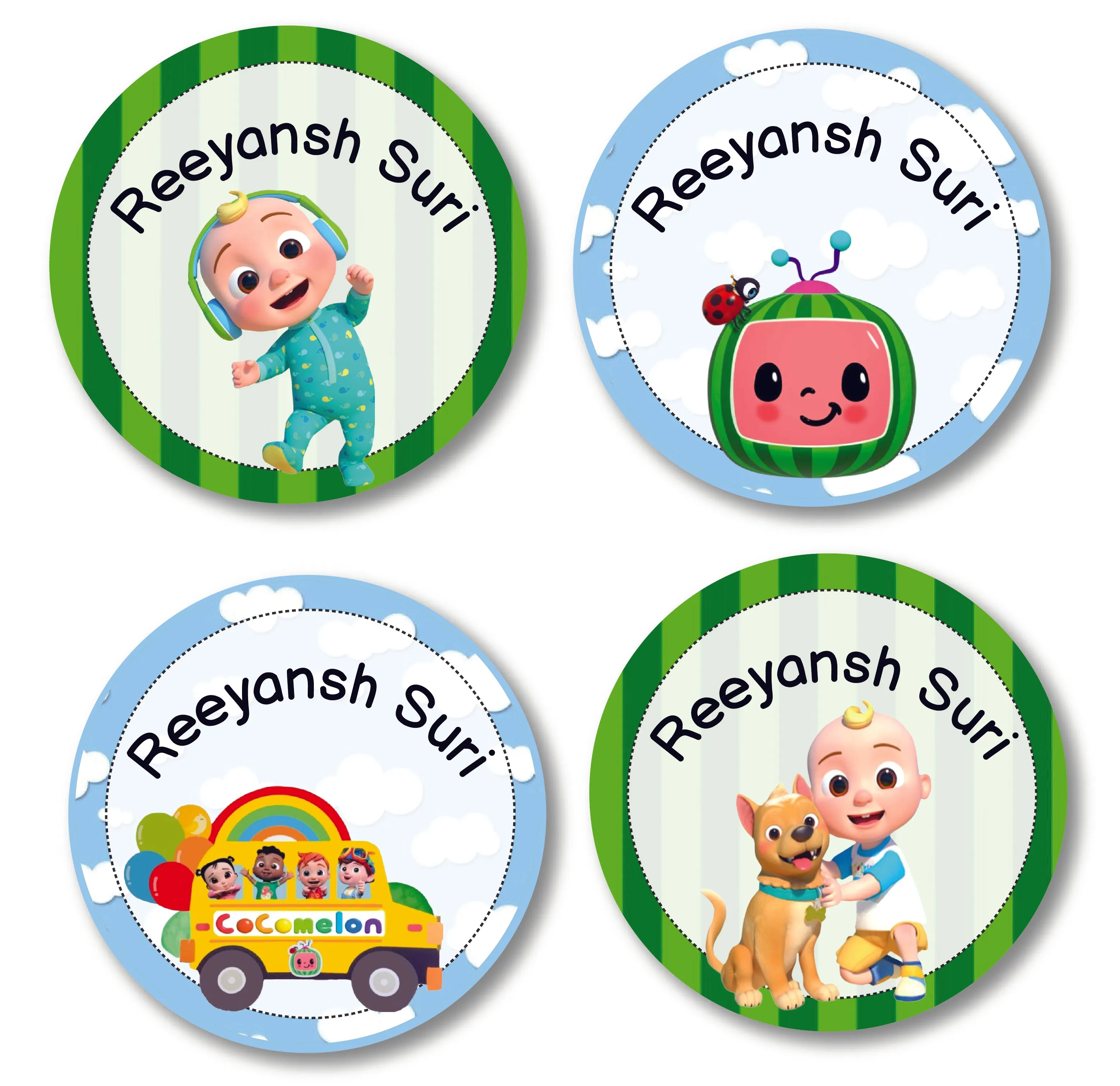Pesonalized Round Label
