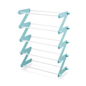 Plastic 5-Tier Shoe Rack,Multi-Layer Adjustable Household Mini Shoe Rack Bench Storage Shelf Shoe Tower Multi-Functional Unit entryway Shelf-C 45x19x56cm(18x7x22)