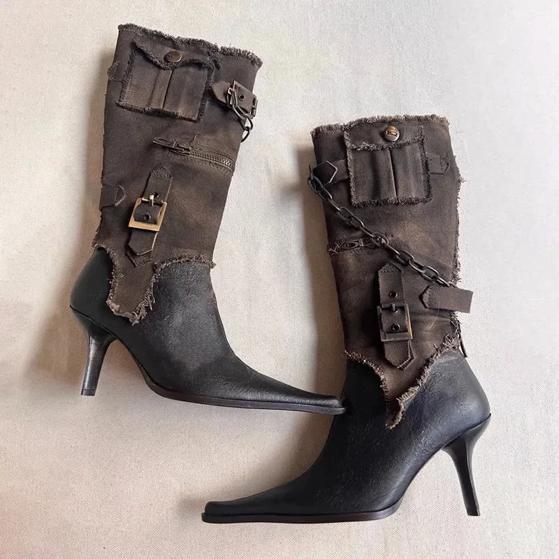 Pre Order:  Detachable Tool Sleeve Cowboy Boots