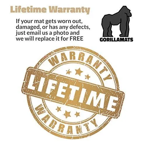 Premium Extra Large Exercise Mat - 9' x 6' x 1/4" Ultra Durable, Non-Slip, Workout Mats for Home Gym Flooring - Plyo, MMA, Cardio Mat - Use with or Without Shoes (108" Long x 72" Wide x 6mm Thick)