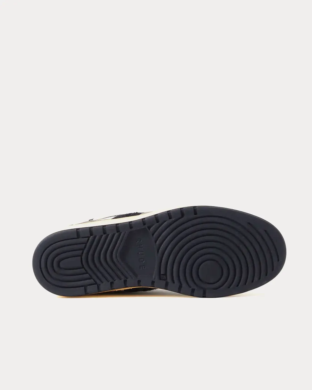 Rhecess Logo-Appliquéd Suede & Twill Dark Grey Low Top Sneakers