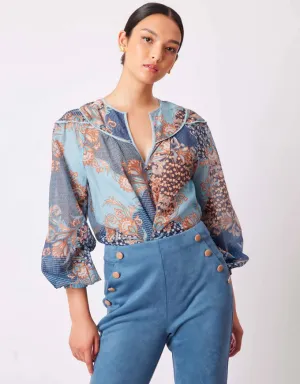 Serena Yoke Blouse