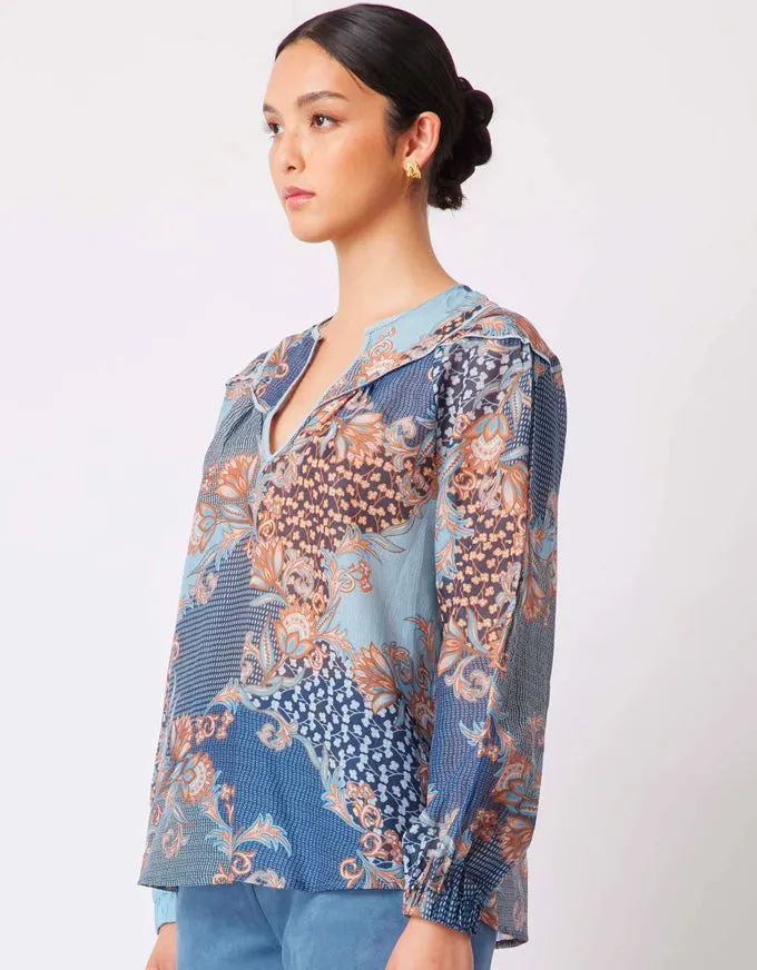 Serena Yoke Blouse