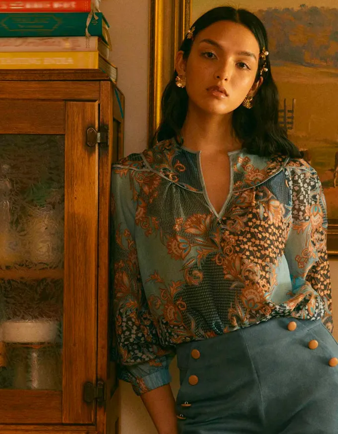 Serena Yoke Blouse