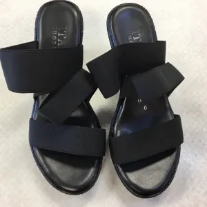 Shoes Heels Platform By Italian Shoemakers In Black, Size: 6