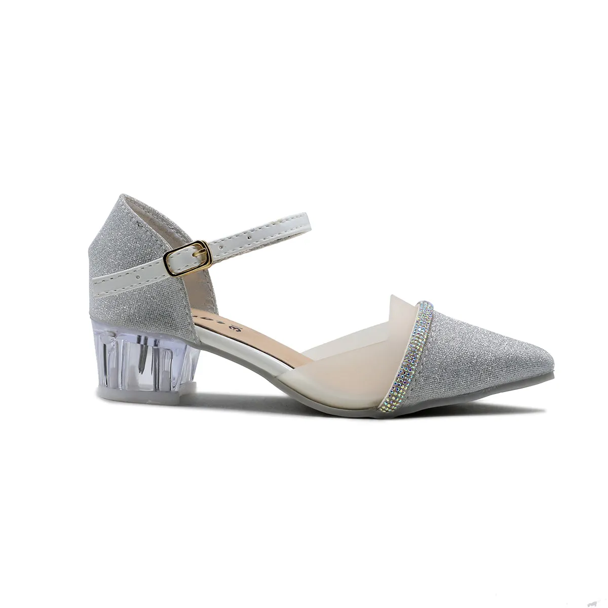 Silver Fancy Court Shoes K00G70024