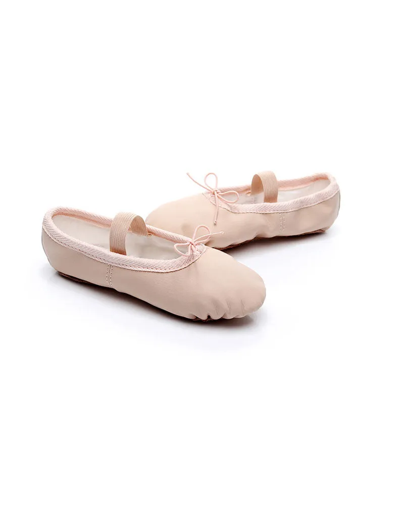 Soft Sole Ballet Dance Shoes PU Leather Exercise Shoes