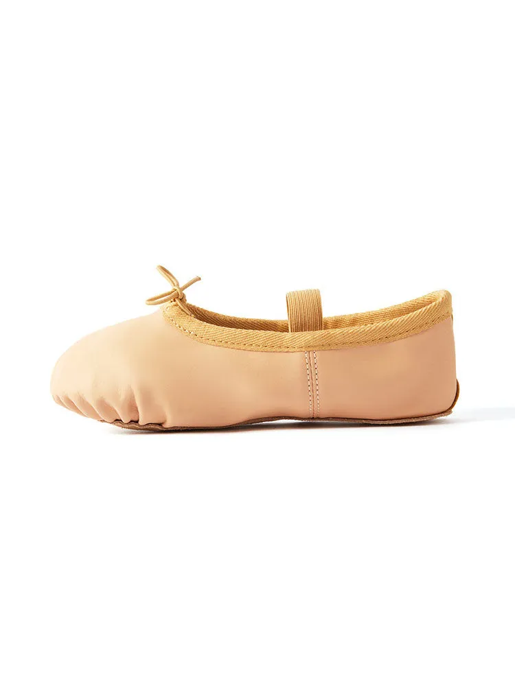Soft Sole Ballet Dance Shoes PU Leather Exercise Shoes