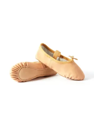 Soft Sole Ballet Dance Shoes PU Leather Exercise Shoes