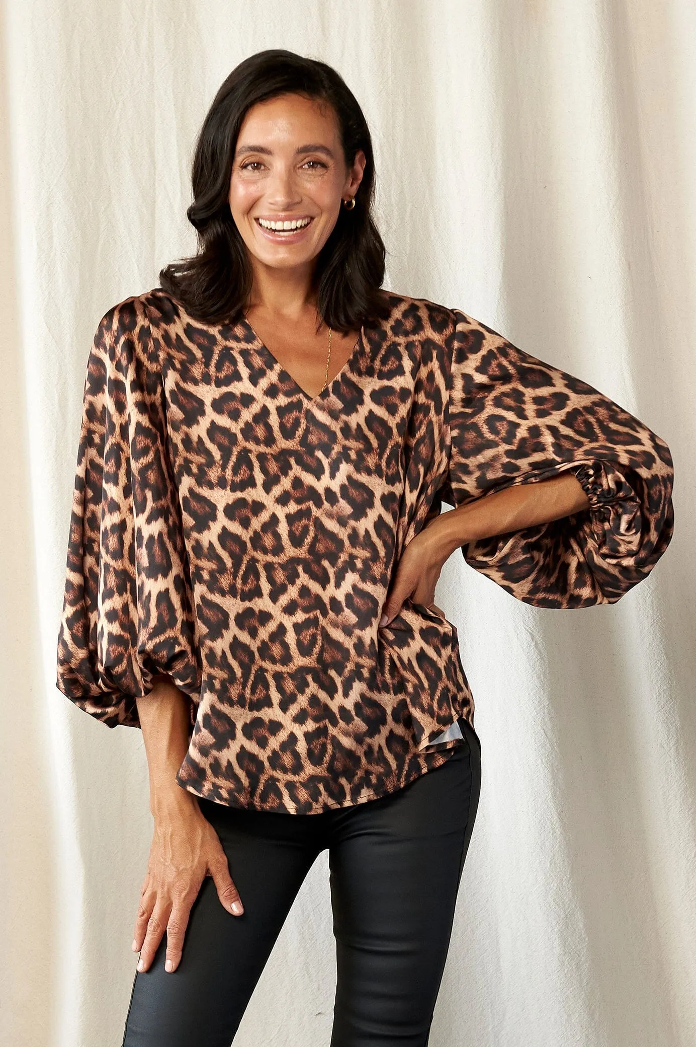 Sovana Long Sleeve Top in Anika Print
