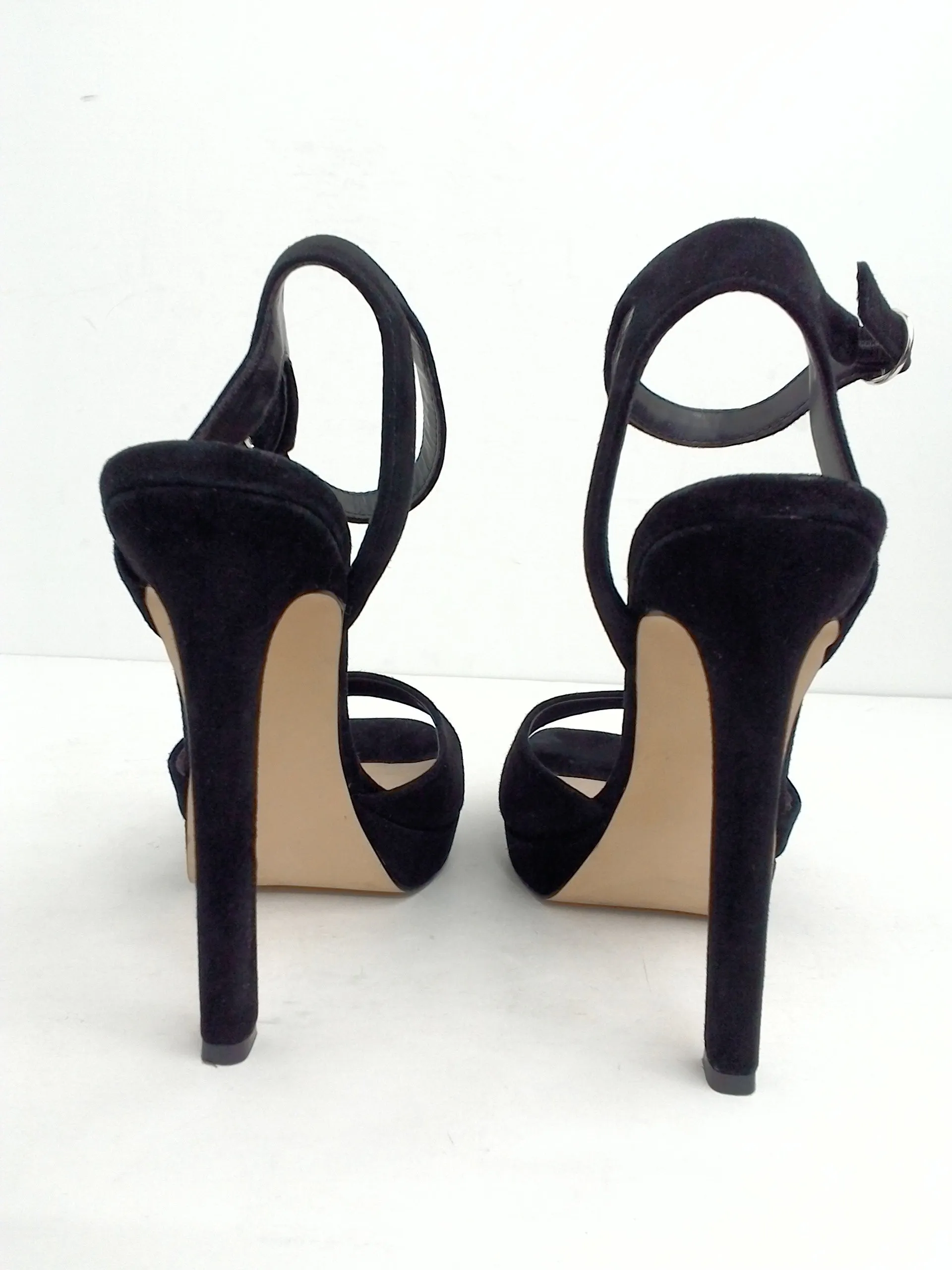 Steve Madden Women's Luv Stiletto Black Suede Size 8 M
